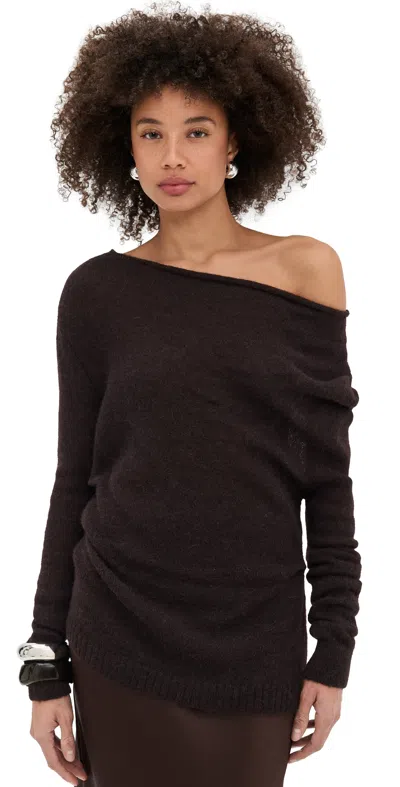 A.l.c A. L.c. Freya Top Dark Umber In Brown