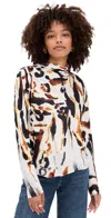 A.l.c A. L.c. Georgia Top Black/camel In Multi