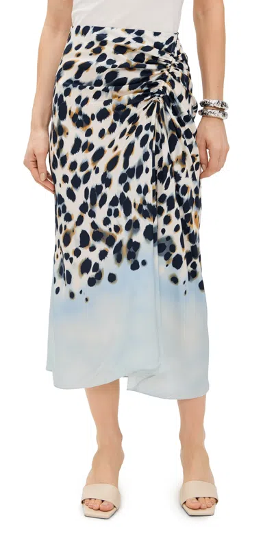 A.l.c A. L.c. Grace Skirt Navy/light Blue