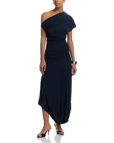 A.l.c A. L.c. Halle One Shoulder Dress In Blue