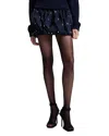 A.l.c Holly Embellished Bubble Mini Skirt In Navy