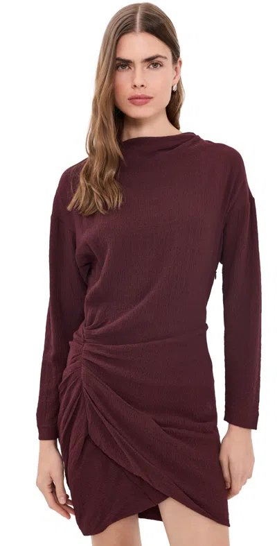 A.l.c A. L.c. Ivana Dress Pinot Red In Brown