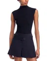 A.l.c A. L.c. Jada Mock Neck Top In Blue