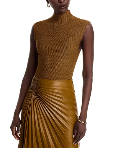A.l.c A. L.c. Jada Mock Neck Top In Brown