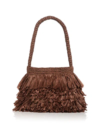 A.l.c A. L.c. Janie Fringe Shoulder Bag In Brown