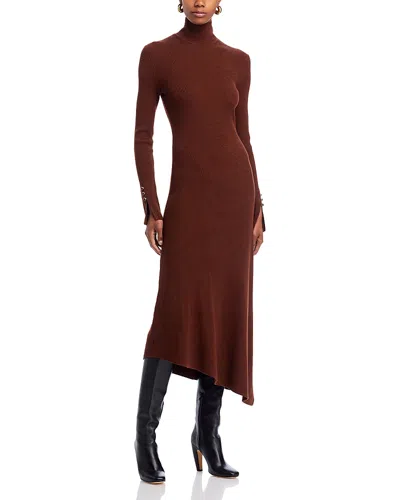 A.l.c A. L.c. Jett Ribbed Dress In Brown