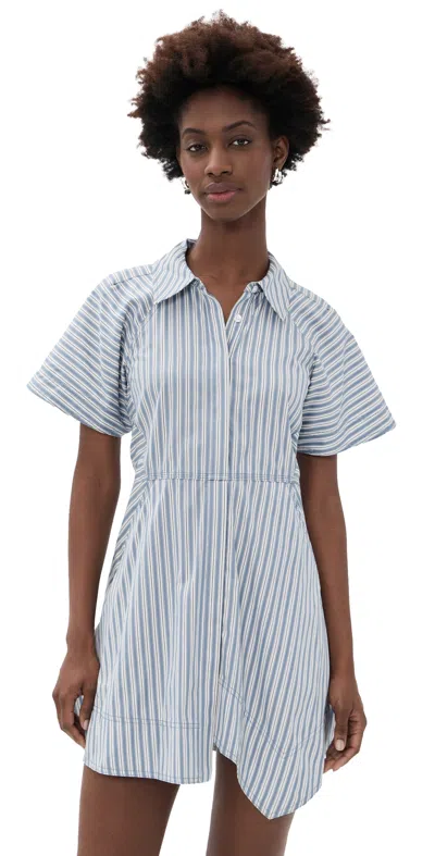 A.l.c A. L.c. Julie Dress White/steel Blue