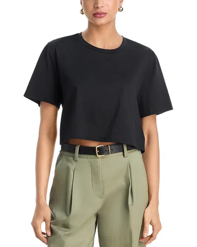 A.l.c A. L.c. Kali Cropped Tee In Black