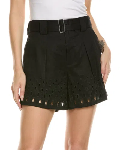 A.l.c A. L.c. Kali Linen Short In Black