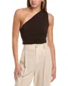 A.l.c Kayden Jersey Top In Espresso Brown In Brown