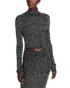 A.l.c Kendall Sequin Embellished Top In Black/silver In Black/silver