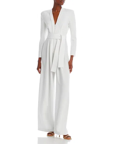 A.l.c Kieran Ii Belted Jumpsuit In White