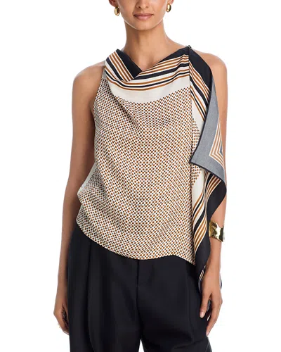 A.l.c A. L.c. Kit Draped Top In Neutral