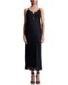 A.l.c . Lennon Lace Accent Satin Slipdress