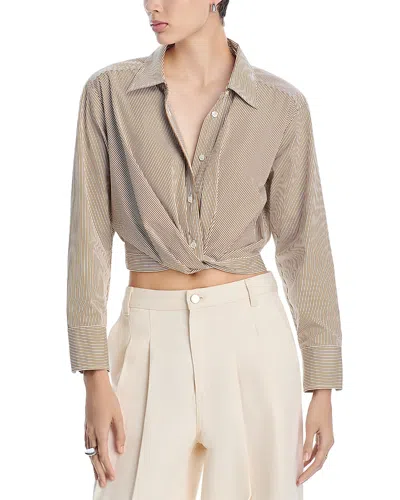 A.l.c A. L.c. Leo Button Front Top In Gray