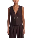 A.l.c A. L.c. Leo Vest In Dark Carob
