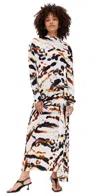 A.l.c A. L.c. Lia Dress Black/camel In Multi