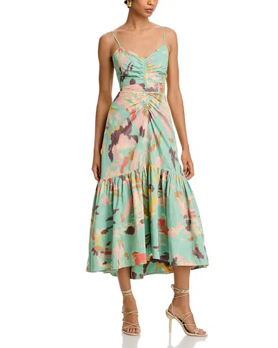 A.l.c Lindsey Printed A-line Midi Dress