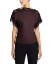 A.l.c A. L.c. Luna Top In Burgundy