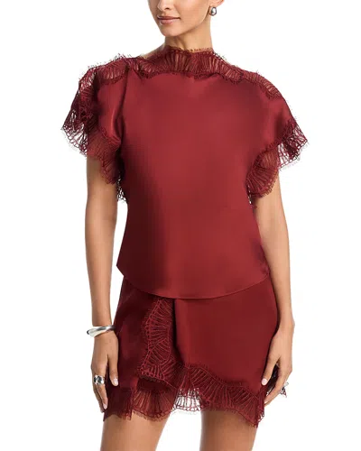 A.l.c A. L.c. Luna Top In Burgundy