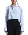 A.l.c A. L.c. Mackie Embellished Shirt In Ice Water