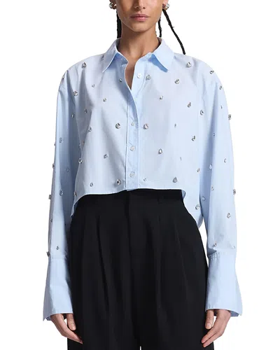 A.l.c A. L.c. Mackie Embellished Shirt In Ice Water