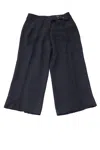 A.L.C A. L.C. MADELEINE BUCKLE HIGH-WAIST TROUSER IN BLACK VISCOSE