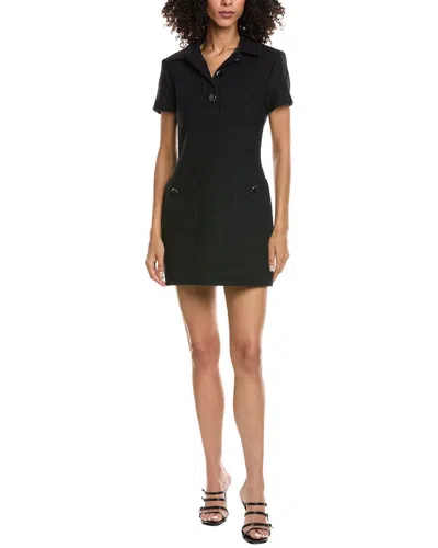 A.l.c A. L.c. Marcie Wool-blend Mini Dress In Black
