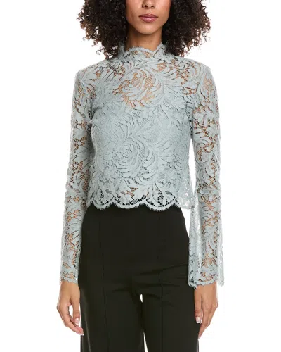 A.l.c A. L.c. Margot Lace Top In Blue