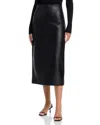 A.l.c A. L.c. Marta Leather Midi Skirt In Black