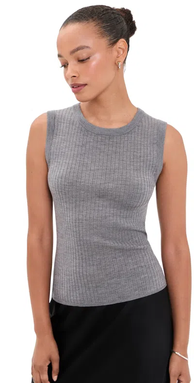 A.l.c A. L.c. Mick Top Medium Heather Grey In Gray