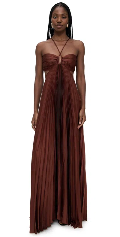 A.l.c A. L.c. Moira Dress Rust In Brown