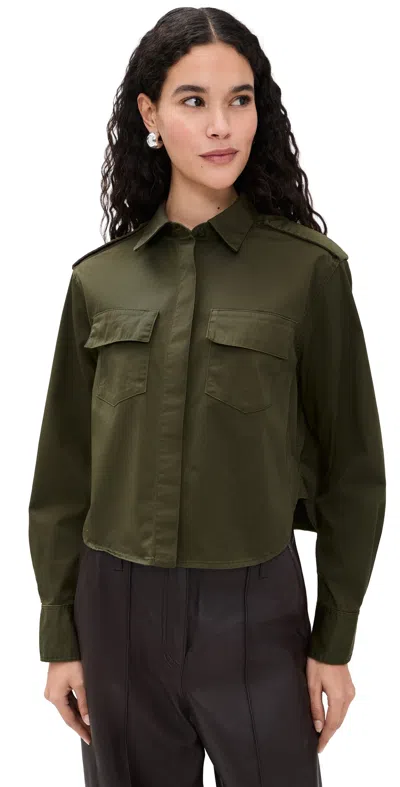 A.l.c A. L.c. Nico Top Olive In Green