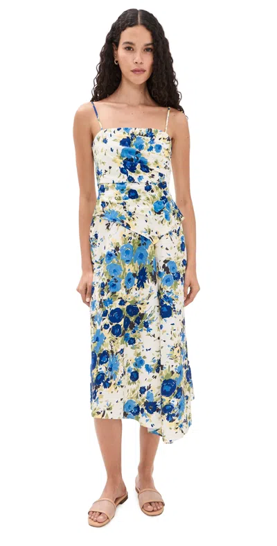 A.l.c A. L.c. Peyton Dress Butter/capri Multi