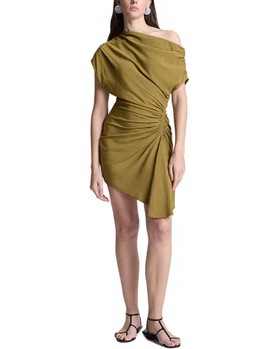 A.l.c A. L.c. Poppy Linen-blend Dress In Green