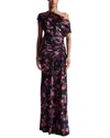 A.l.c A. L.c. Poppy Silk-blend Gown In Blue