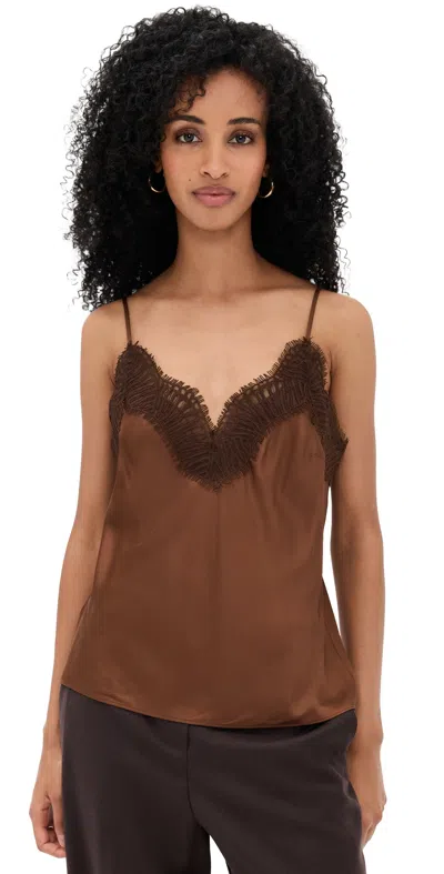 A.l.c A. L.c. Presley Top Brunette/chocolate In Brown