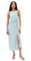 A.l.c Reagan Pleated Midi Dress In Cascade