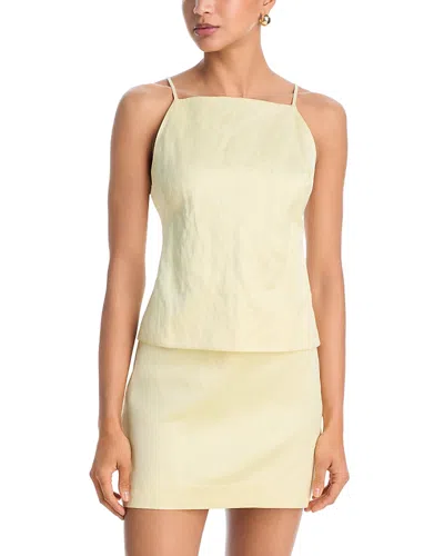 A.l.c A. L.c. Reese Strappy Back Top In Yellow