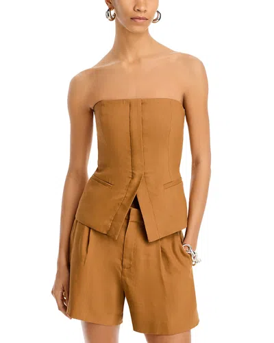 A.l.c A. L.c. Renee Strapless Top In Copper