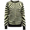 A.l.c A. L.c. Rizzou Zebra Print Knit Sweater In Multicolor Rayon In Multi
