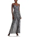 A.l.c . Romy Print Sleeveless Maxi Dress In Navy/cream