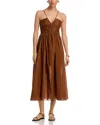 A.l.c A. L.c. Rumi Crocheted Trim Dress In Brown