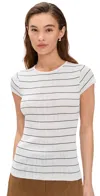 A.l.c A. L.c. Sam Top Bright White/navy In Bright White/navy