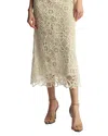 A.l.c Shay Lace Midi Skirt In Warm White In Warm White