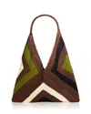 A.l.c A. L.c. Sid Crochet Hobo Bag In Brown