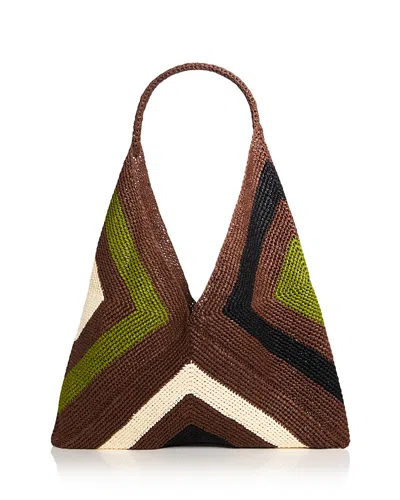 A.l.c A. L.c. Sid Crochet Hobo Bag In Brown