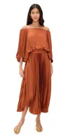 A.l.c A. L.c. Sienna Dress Red Rock In Red Rock