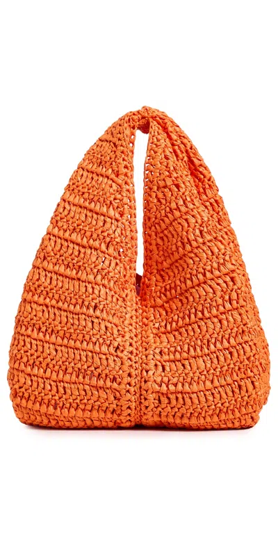 A.l.c A. L.c. Simone Raffia Bag Persimmon In Orange