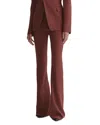 A.l.c Sophie Flared Trousers In Brown